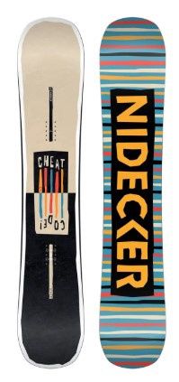 Nidecker Cheat Code Board, COLOR: Blk/Tan, SIZE: 149