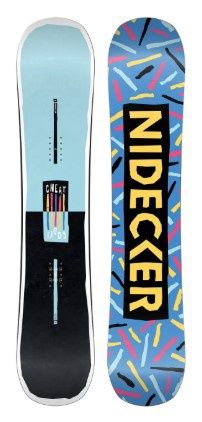 Nidecker Youth Cheat Code Board, COLOR: Blk/Blu, SIZE: 125