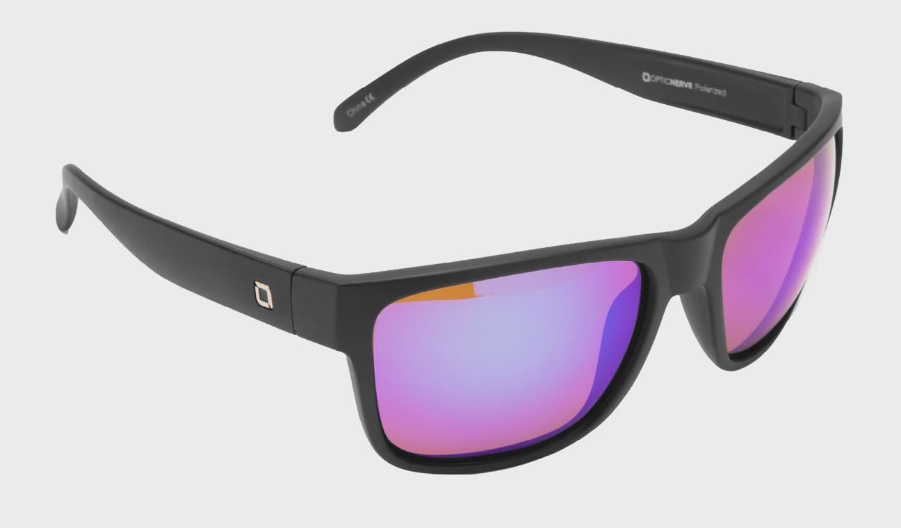 Optic Nerve Kingfish, COLOR: SHINY DARK DEMI, Lens: POLARIZED SMK GREEN MIRROR