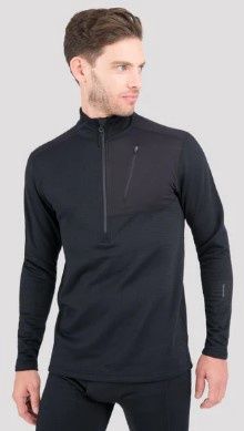 Men&#39;s Ecolator 3.0 1/2 Zip, COLOR: BLACK, SIZE: S