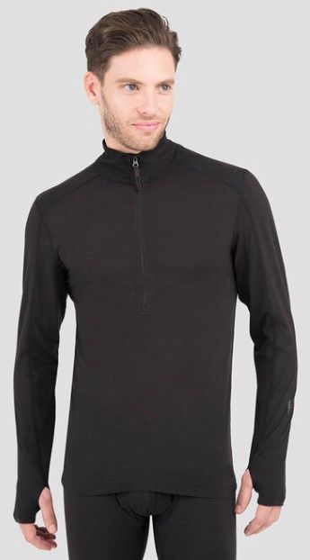 Men&#39;s Thermolator 2.0 1/2 Zip, COLOR: BLACK, SIZE: S