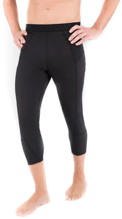 Men&#39;s Thermolator 3/4 Tight, COLOR: BLACK, SIZE: S
