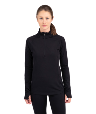 Women&#39;s Below Zero 1/2 Zip, COLOR: BLACK, SIZE: XS