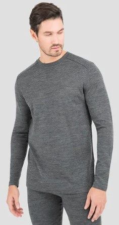 Men&#39;s Ultra Merino Crew, COLOR: CHARCOAL, SIZE: S