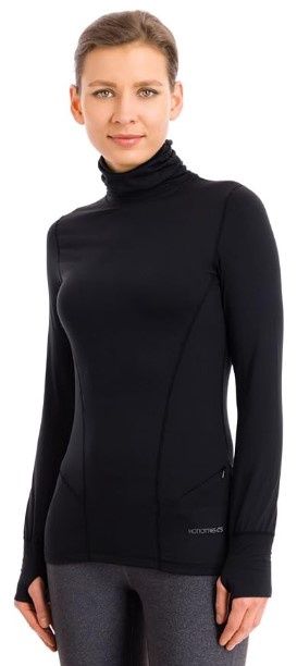 Women&#39;s Cloud 9 Turtleneck, COLOR: BLACK, SIZE: L
