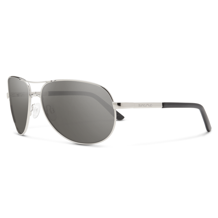 Sun Cloud Aviator, COLOR: SLV, Lens: BLK