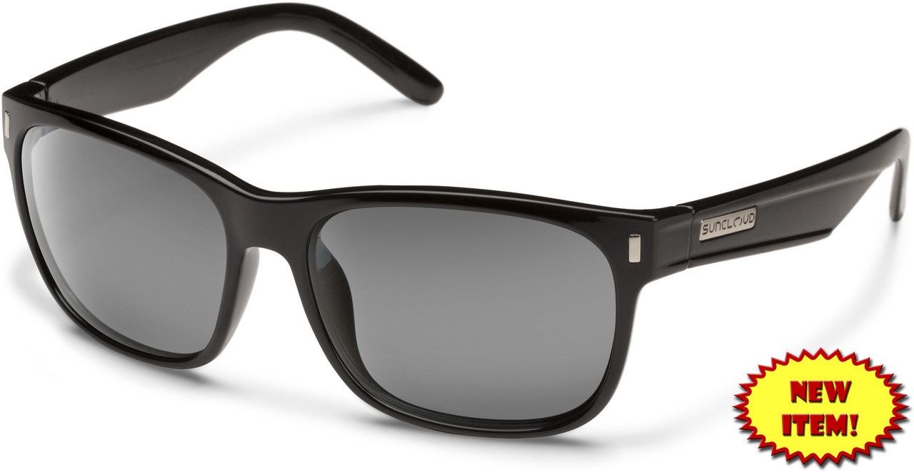 Sun Cloud Dashboard, COLOR: BLK, Lens: PLR GRY