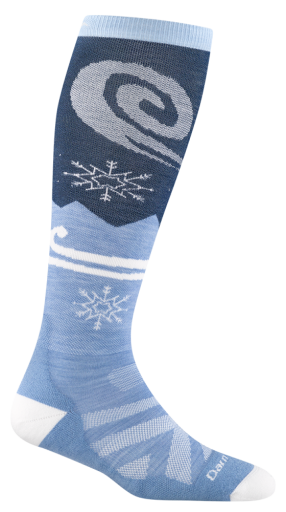 Darn Tough Women's Swirlwind OTC Lightweight Ski Sock
