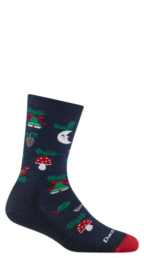 Darn Tough Women&#39;s Tinsel Town Light Cushion Crew Sock, COLOR: Eclipse, SIZE: M