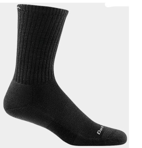 Darn Tough Men&#39;s Standard Crew Light Cushion Sock, COLOR: BLACK, SIZE: M