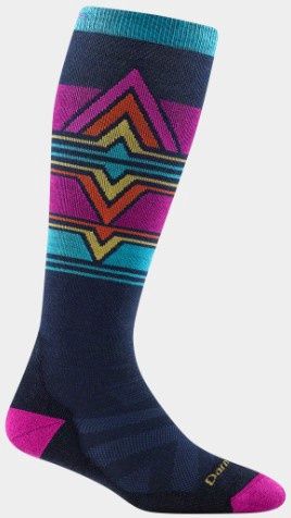 Darn Tough Women&#39;s Echo Midweight Ski Sock, COLOR: ECLIPSE, SIZE: L
