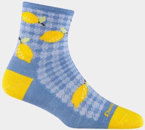 Darn Tough Women&#39;s Fruit Stand Shorty Sock, COLOR: COUNTRY BLUE, SIZE: M