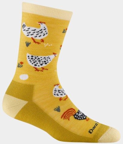 Darn Tough Women&#39;s Mother Clucker Lightweight Crew Sock