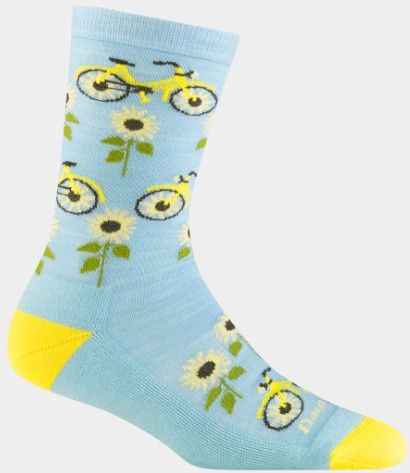 Darn Tough Women&#39;s Sun Pedal Lightweight Crew Sock