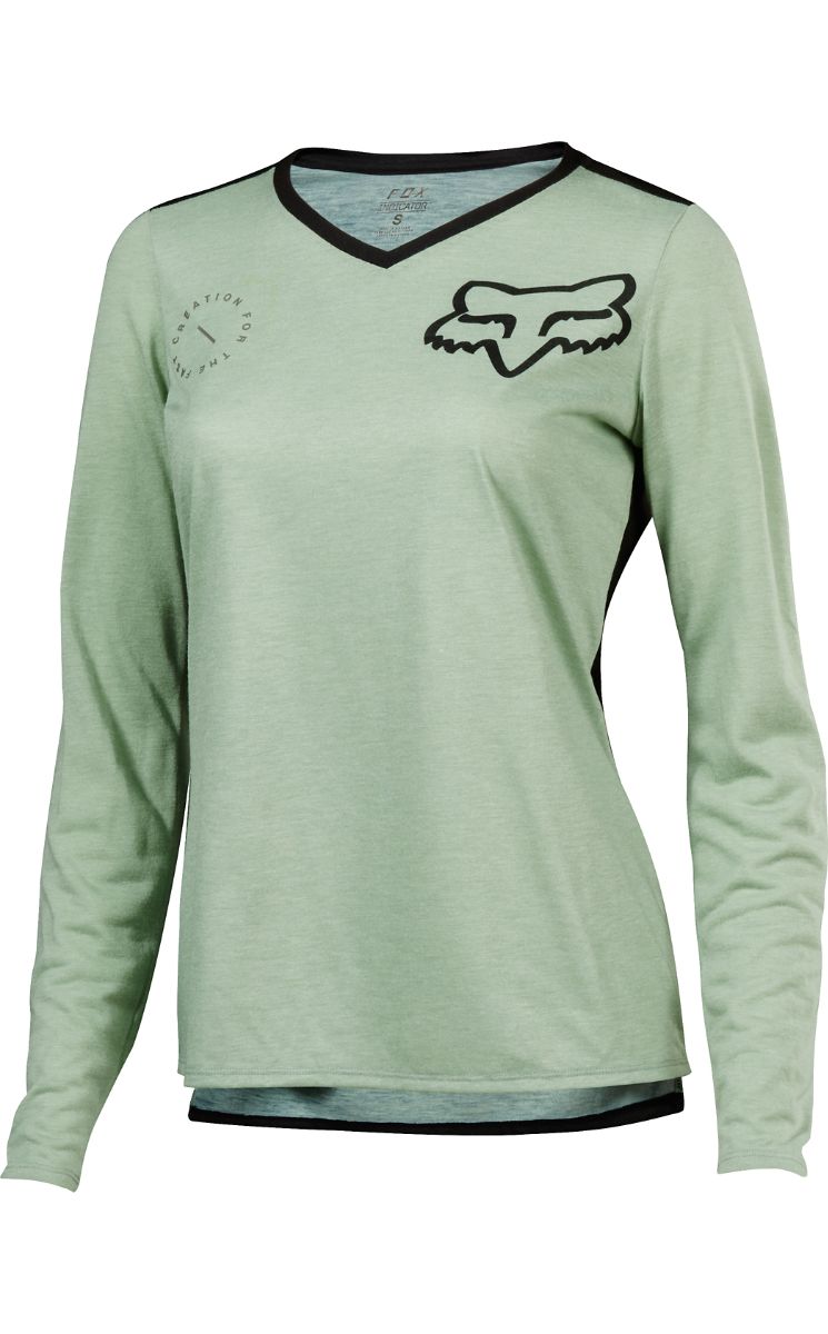 Women&#39;s Indicator LS Jersey, COLOR: GREEN, SIZE: M