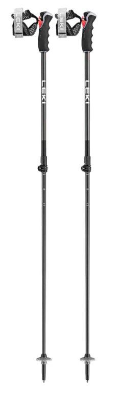 Leki Peak Vario 3D Adjustable Pole, COLOR: BLK/ANTH, SIZE: 110-140CM