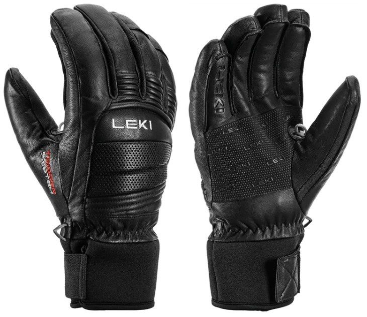 Leki Men&#39;s Copper Pro 3D Glove, COLOR: BLACK, SIZE: 8
