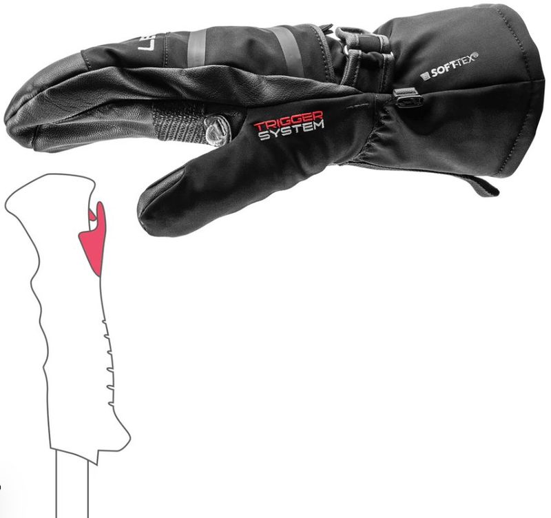 Leki Men's Detect XT 3D Mitt