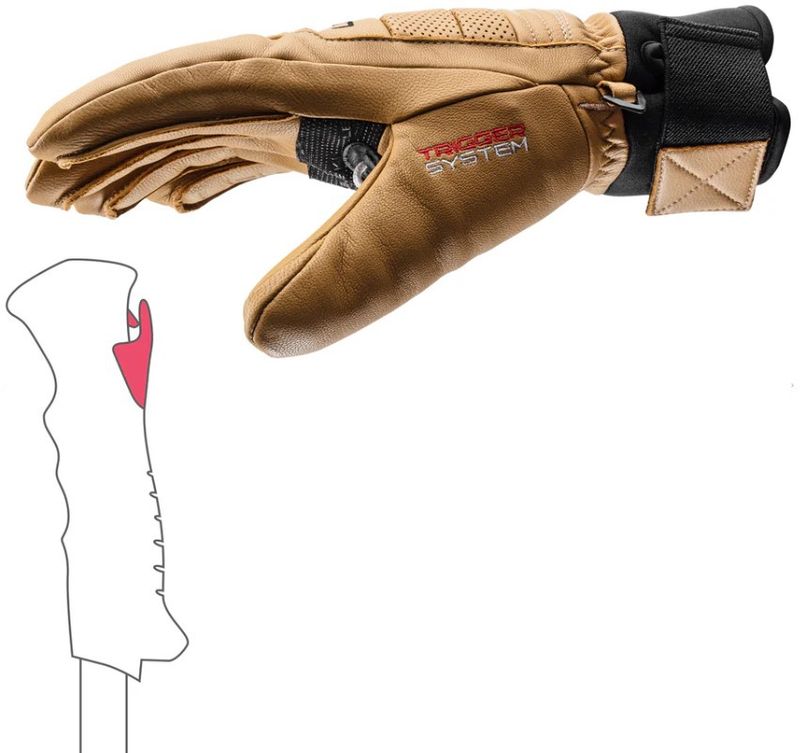 Leki Men's Copper Pro 3D Glove