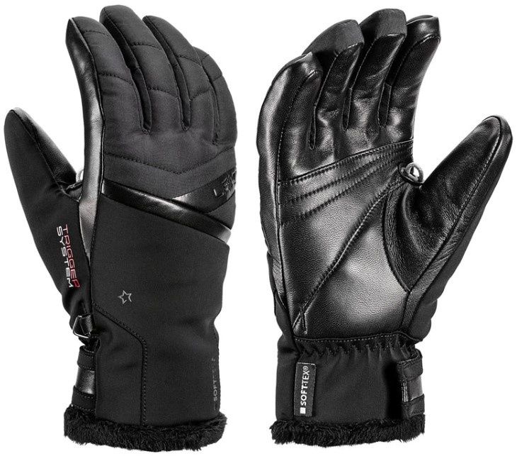 Leki Women&#39;s Snowfox 3D Glove, COLOR: BLACK, SIZE: M/8