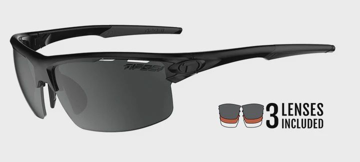 Tifosi Rivet, COLOR: BLACKOUT, Lens: SMK/AC RED/CLR
