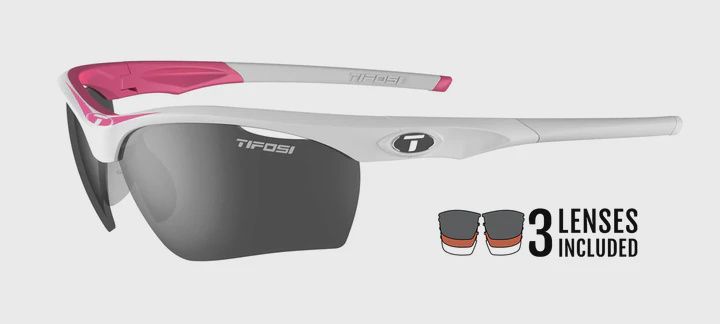 Tifosi Vero, COLOR: PINK, Lens: SMOKE/AC RED/CLEAR