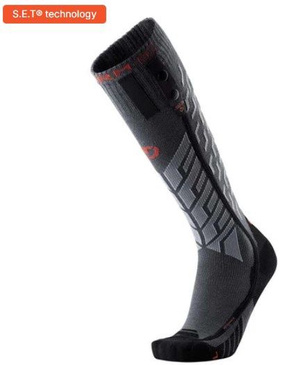 Therm-ic Ultra Warm Performance S.E.T Sock, COLOR: Grey/Orange, SIZE: 37-38
