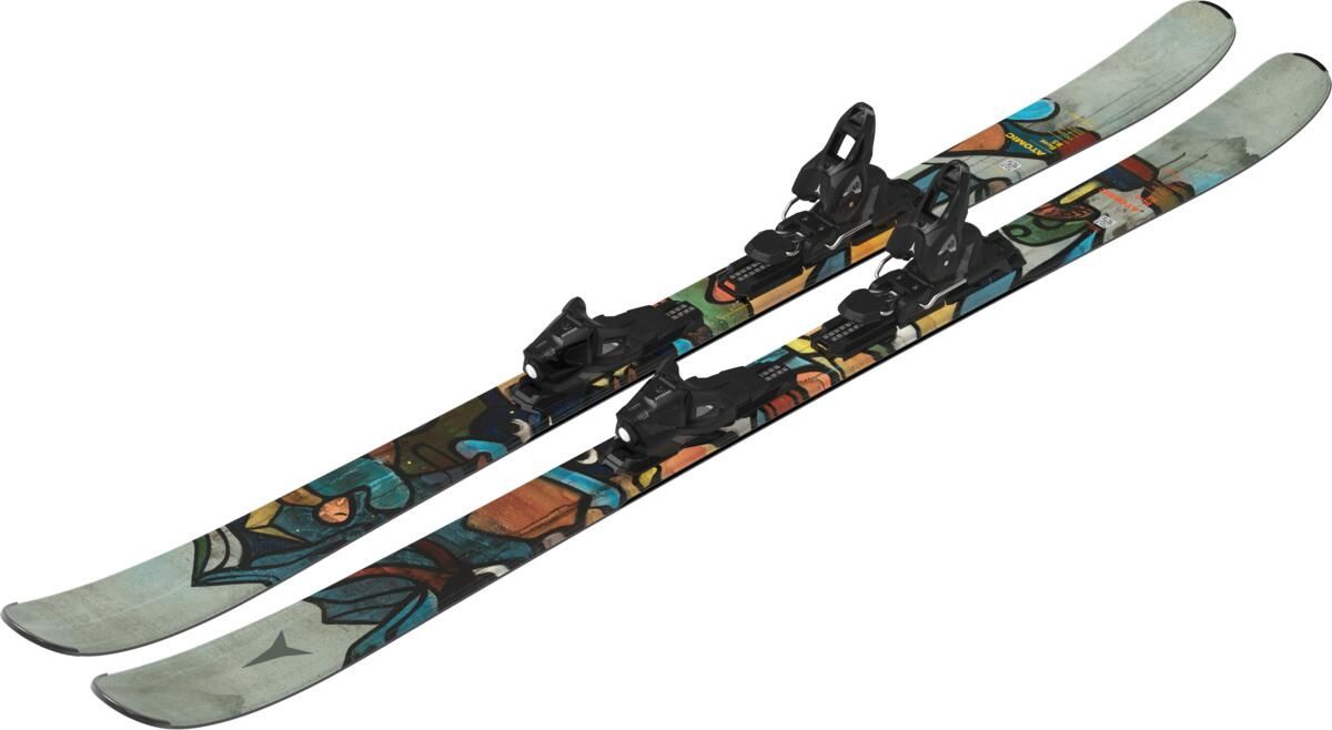 Atomic Bent 85 R + M 10 GW Binding, Binding: E M 10 GW Black/Smoke L90, COLOR: Multi, SIZE: 160