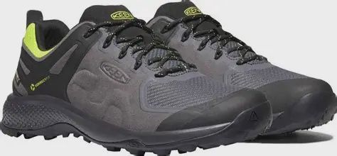 Keen Explore WP Shoe, COLOR: MAGNET/BRIGHT YELLOW, SIZE: 11.5