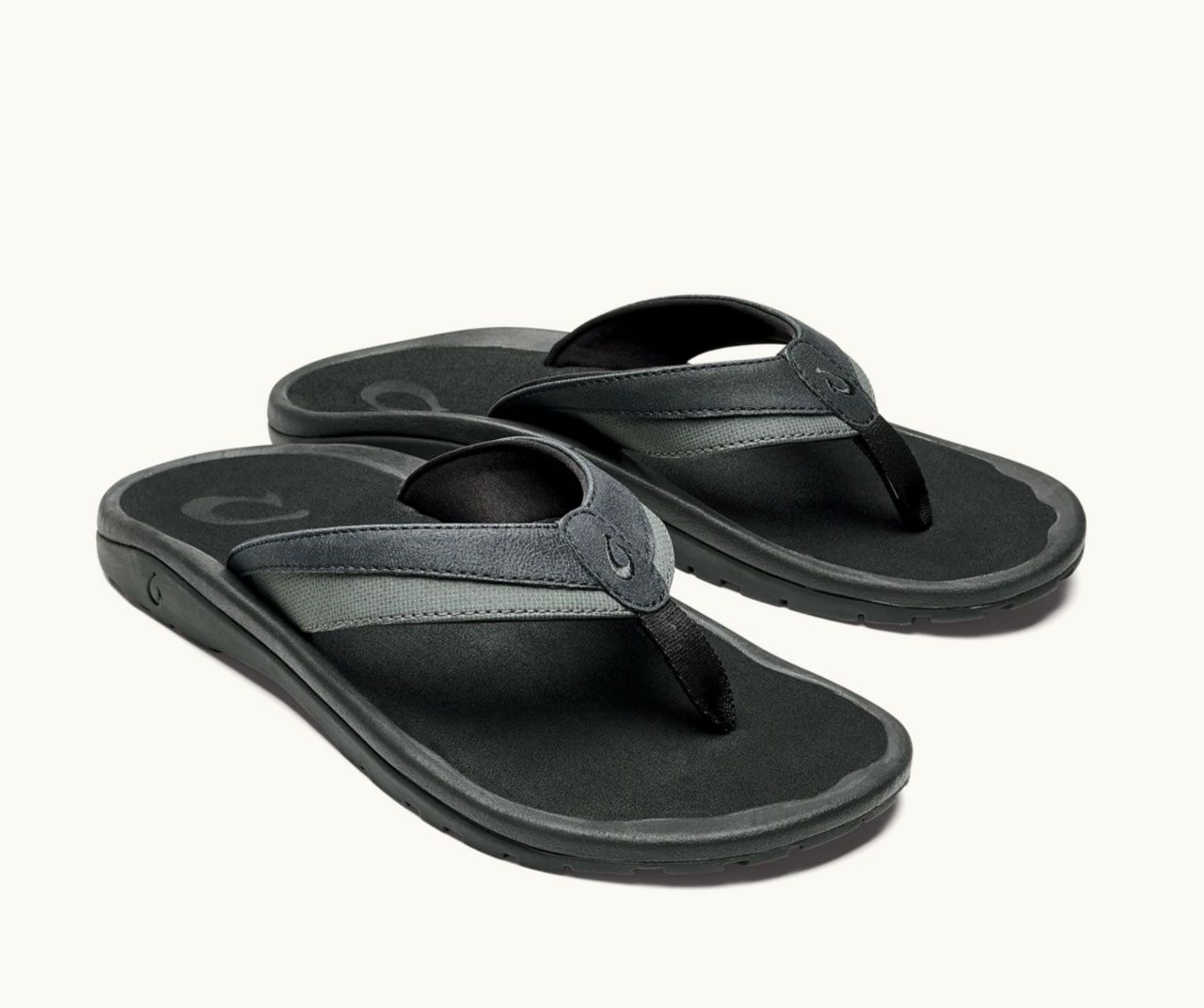 Olukai Ohana Koa Sandal, COLOR: LAVA ROCK/LAVA ROCK, SIZE: 13