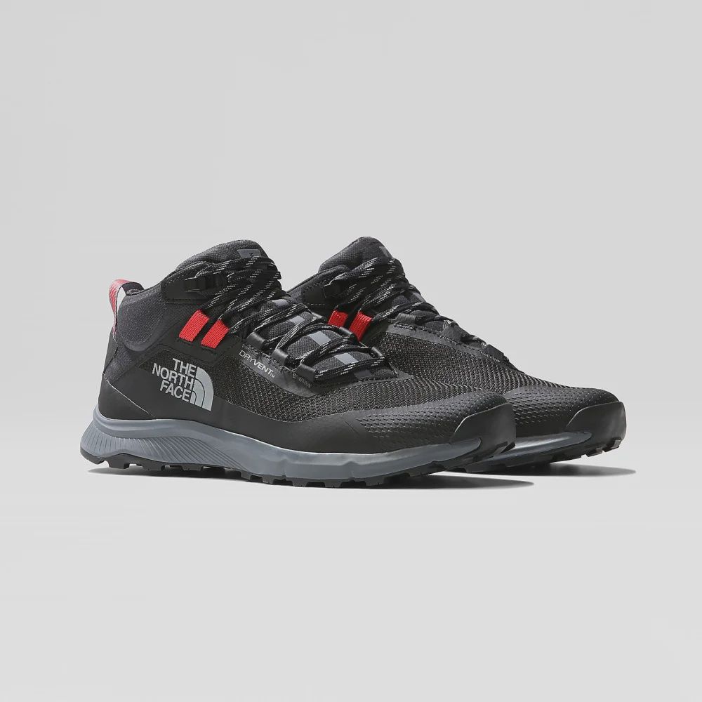 The North Face Cragstone Mid WP Boot, COLOR: TNF BLACK/VANADIS GREY, SIZE: 8.5
