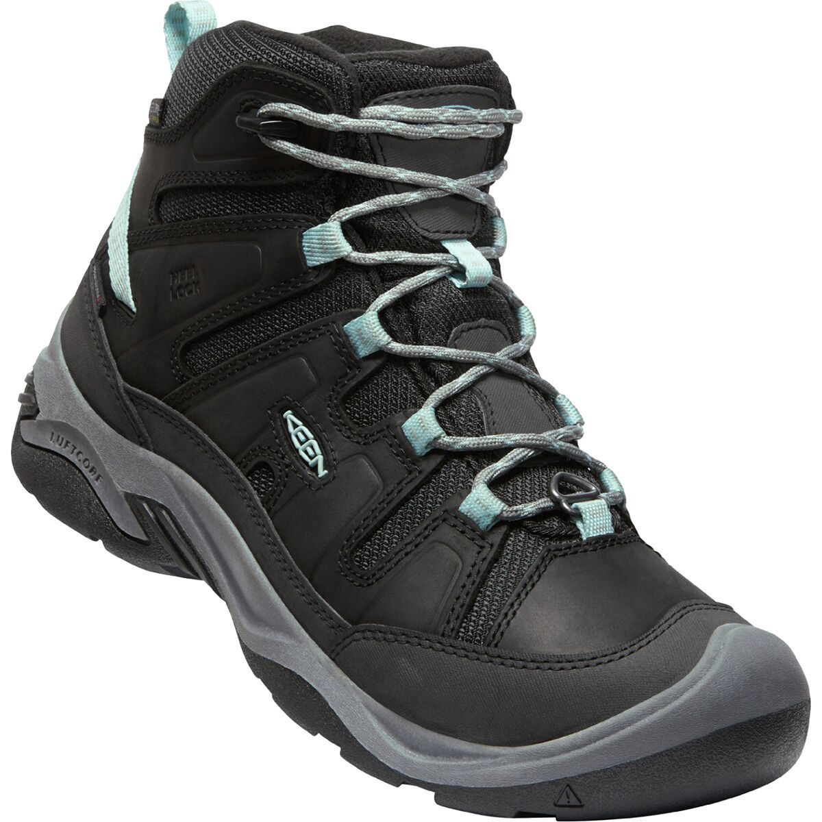 Keen Women&#39;s Circadia Mid Polar Boot, COLOR: BLACK/CLOUD BLUE, SIZE: 11