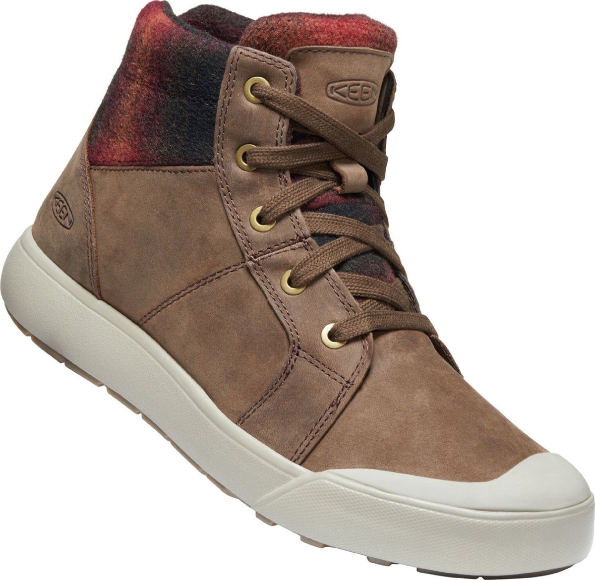 Keen Women&#39;s Elena WP Boot, COLOR: THRUSH/PLAID, SIZE: 7