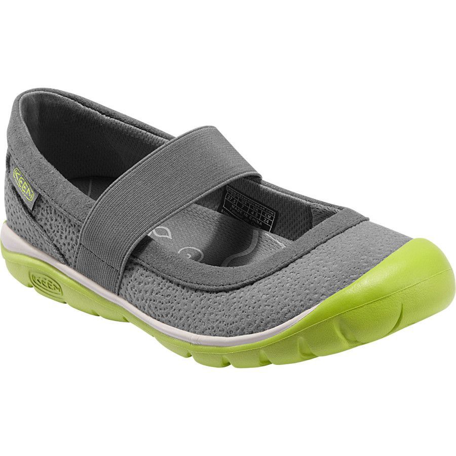 Keen Women&#39;s Kanga Mary Jane Shoe, COLOR: GARG/BRT CHARTREUSE, SIZE: 10