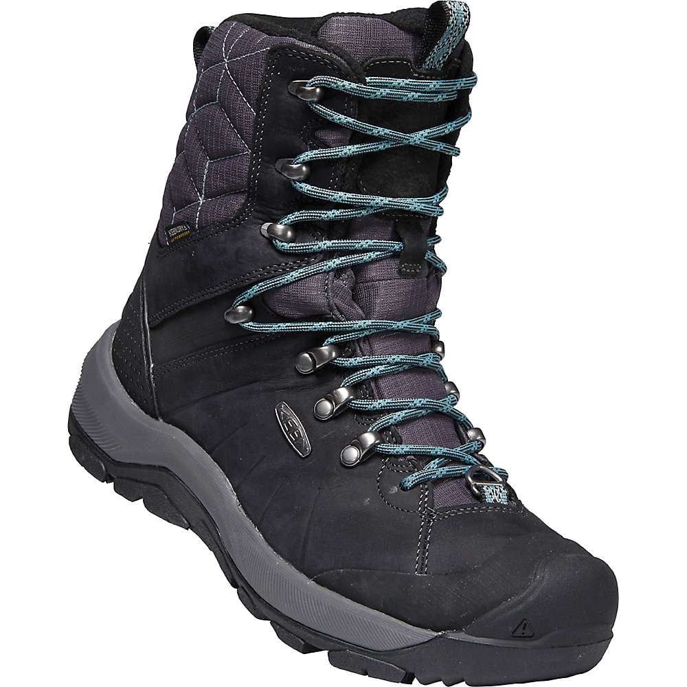Keen Women&#39;s Revel IV Polar Boot, COLOR: BLACK/NORTH ATLANTIC, SIZE: 11