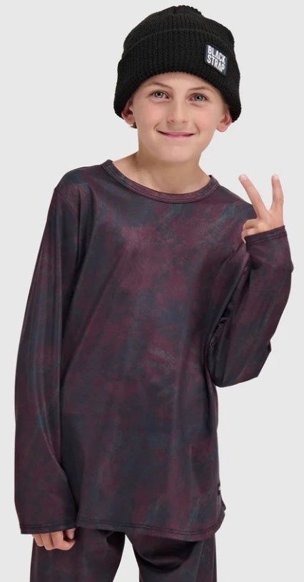 Youth Evolver Crewneck Top, COLOR: Pulse Cherry, SIZE: S