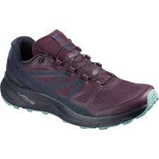 Salomon Women&#39;s Sense Ride Shoe, COLOR: PURPLE, SIZE: 9