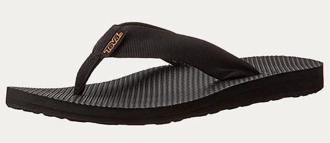 Teva Women&#39;s Classic Flip Flop Sandal, COLOR: BLK, SIZE: 6