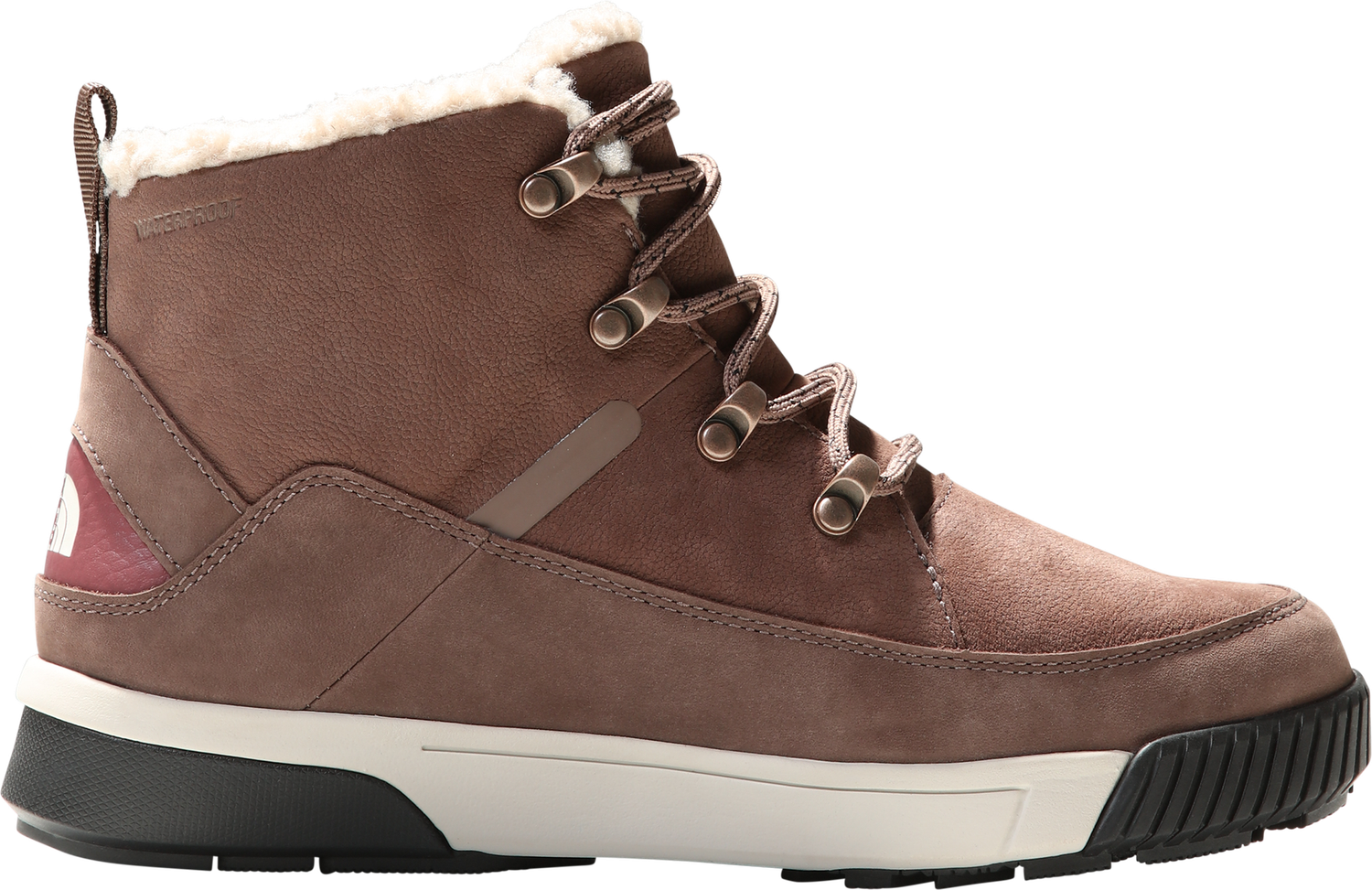 The North Face Women&#39;s Sierra Mid Lace Boot, COLOR: DEEP TAUPE/WILD GINGER, SIZE: 7