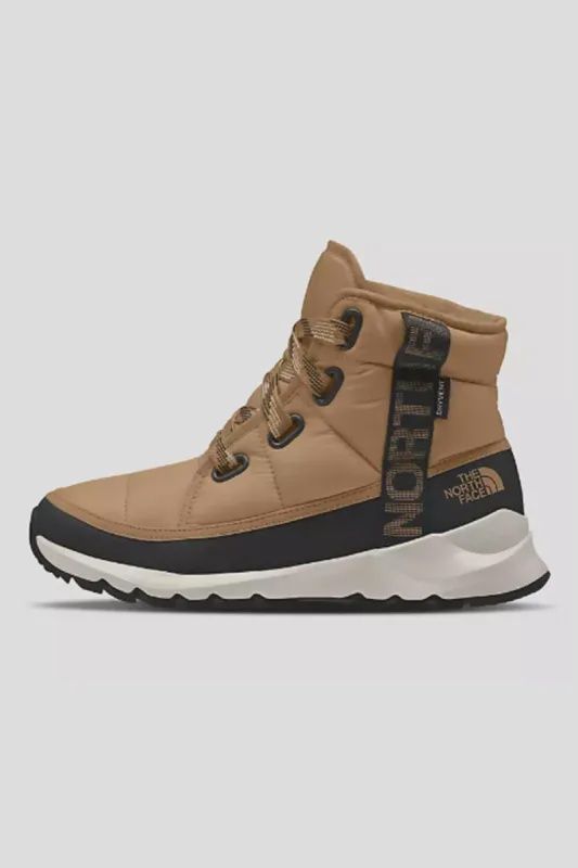 The North Face Women&#39;s Thermoball Lace Boot, COLOR: ALMOND BUTTER/TNF BLACK, SIZE: 7