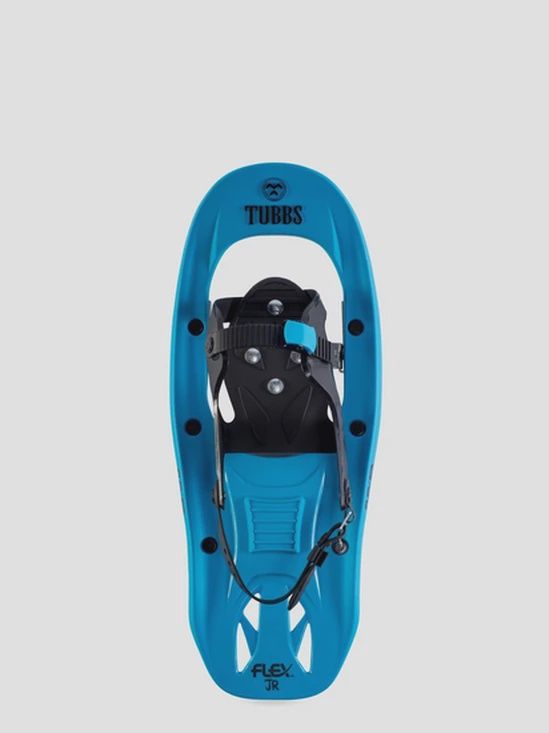 Tubbs Youth Flex JR Snowshoe, COLOR: BLK/CYAN, SIZE: 17
