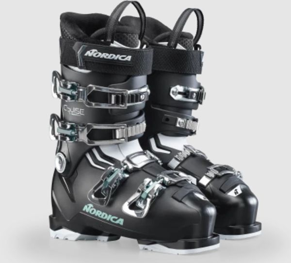 Nordica Women's Cruise 65 Boot, COLOR: BLK/WHT/GRN, SIZE: 23.5