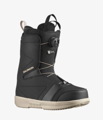 Salomon Faction BOA Boot, COLOR: BLK/BLK/RAIN, SIZE: 27
