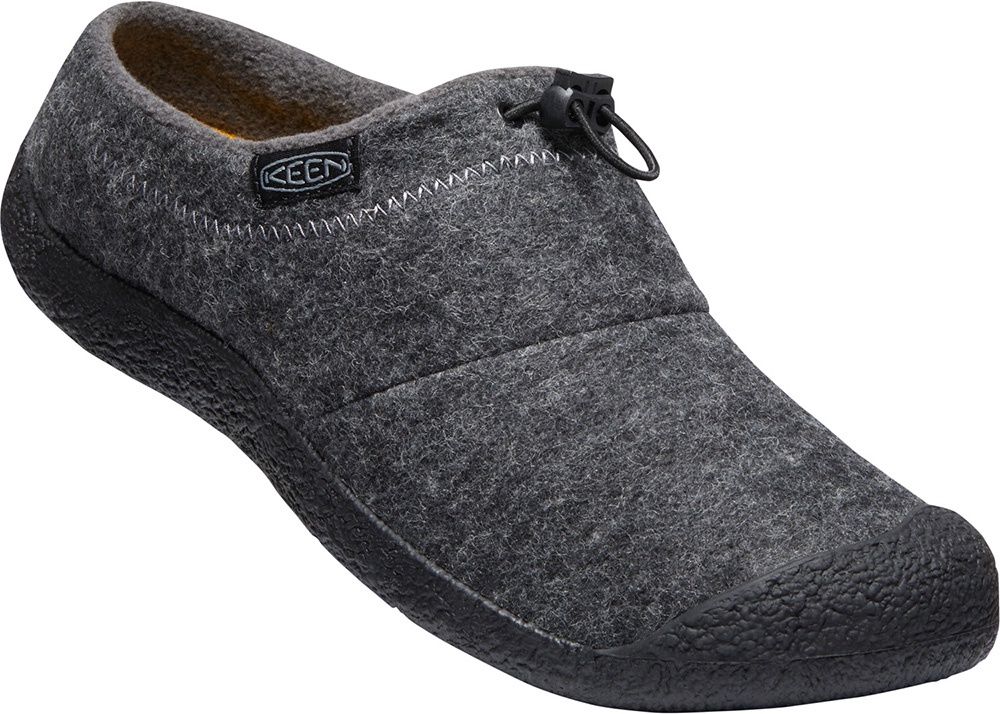 Keen Howser 3 Slide, COLOR: CHARCOAL GREY FELT/BLACK, SIZE: 14