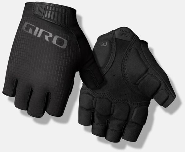 Giro Men's Bravo II Gel Short Finger Glove, COLOR: BLACK, SIZE: S
