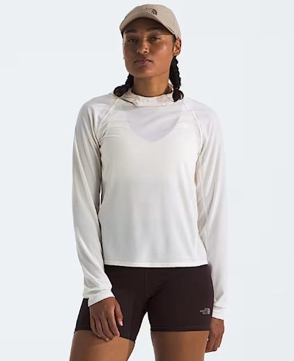Women's Adventure Sun Hoodie, COLOR: WHITE DUNE, SIZE: S