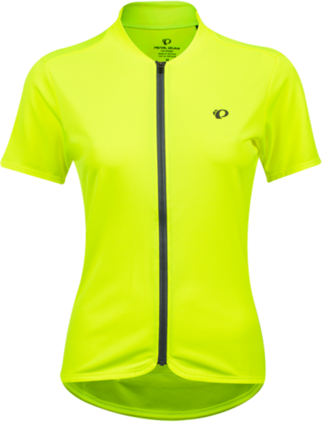 Women's Quest SS Jersey, COLOR: SCREAMING YELLOW/TURBULENCE, SIZE: S
