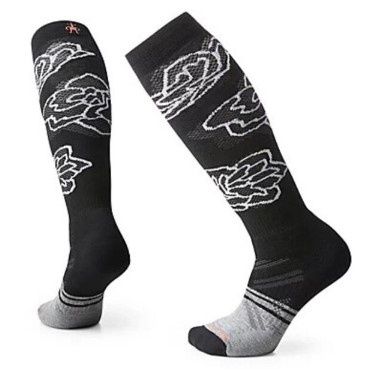 Smartwool Women's Ski Full Cushion Sock, COLOR: BLACK, SIZE: L
