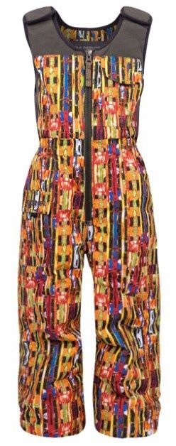 Boy's Nestor Bib, COLOR: ABSTRACT, SIZE: 3
