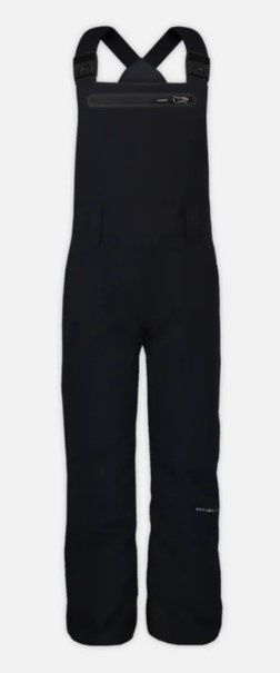 Youth Cooper Bib, COLOR: BLACK, SIZE: S
